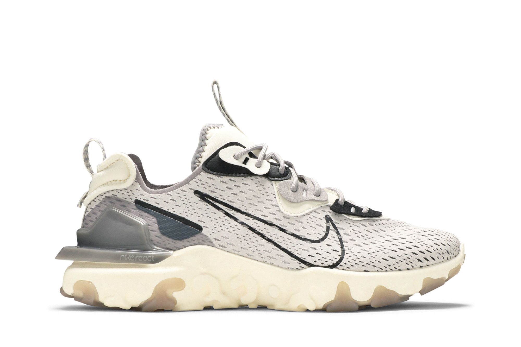 Nike react vision vast grey/black 2025