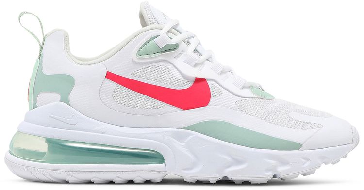 Nike Wmns Air Max 270 React White Pistachio Crimson