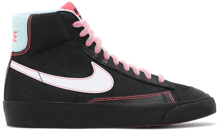 Nike Blazer Mid 77 GS Black Atomic Pink