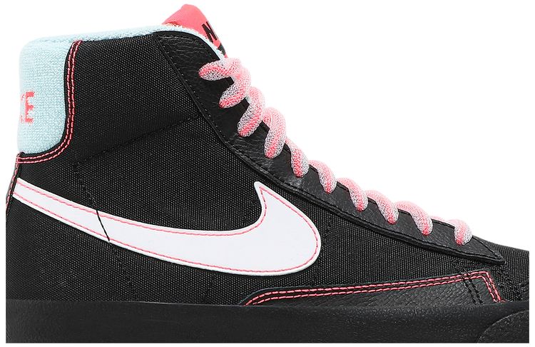 Nike Blazer Mid 77 GS Black Atomic Pink