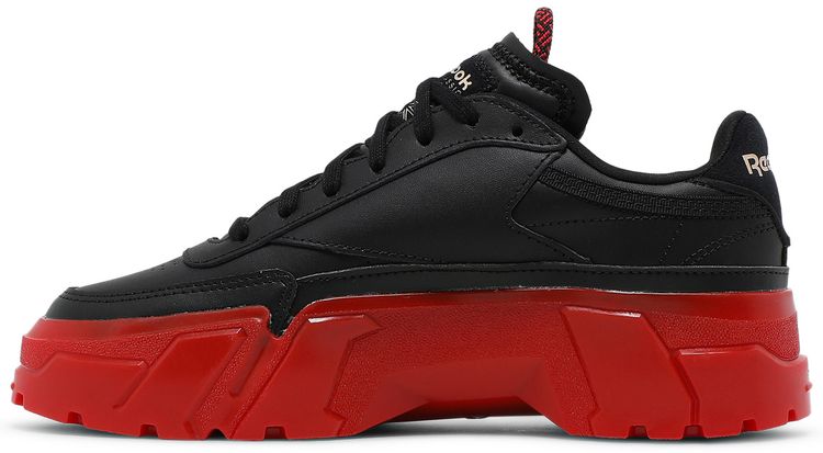 Reebok Cardi B x Club C J Black Vector Red