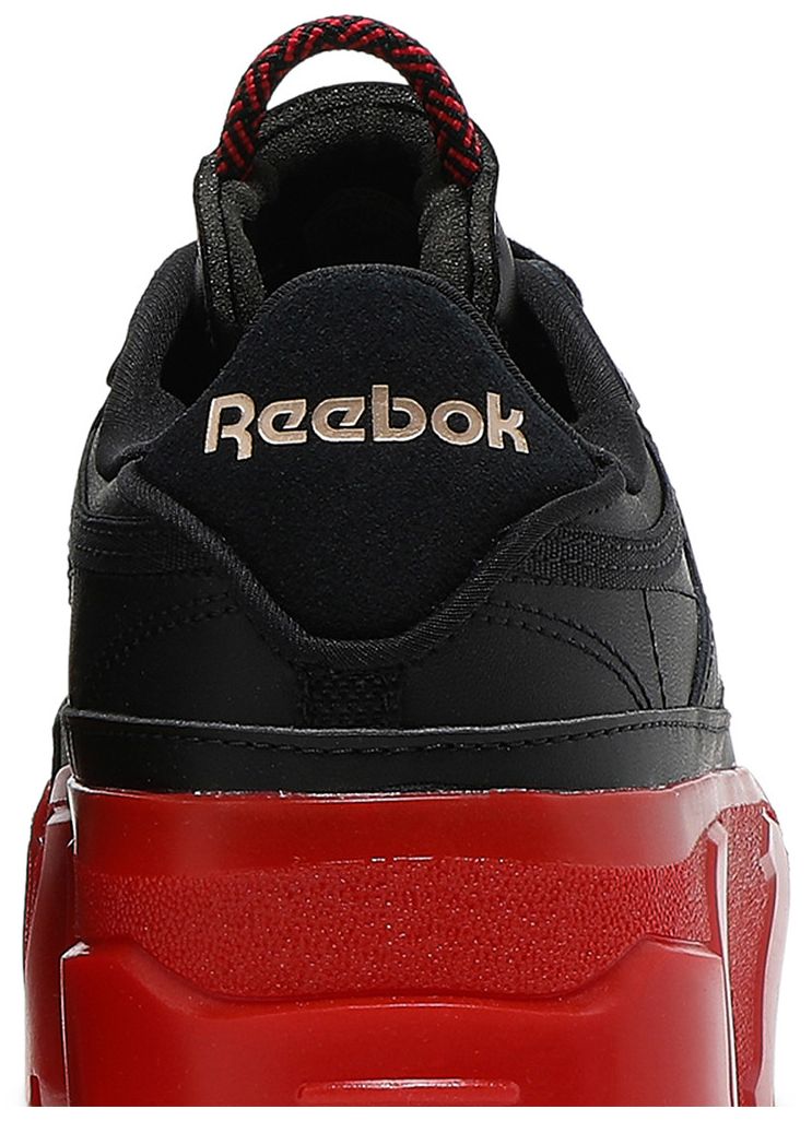 Reebok Cardi B x Club C J Black Vector Red