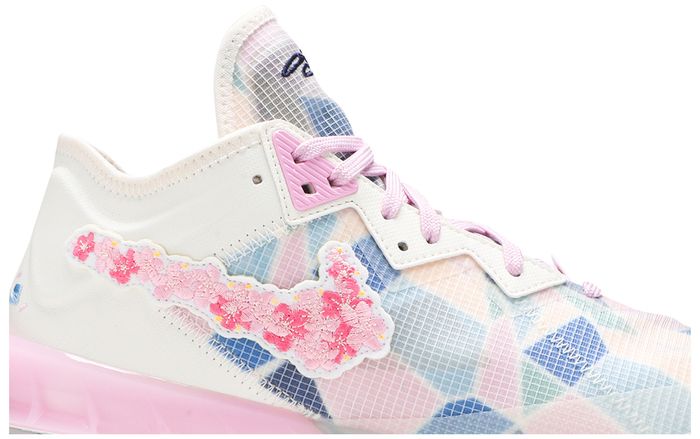 atmos lebron 18 low sakura