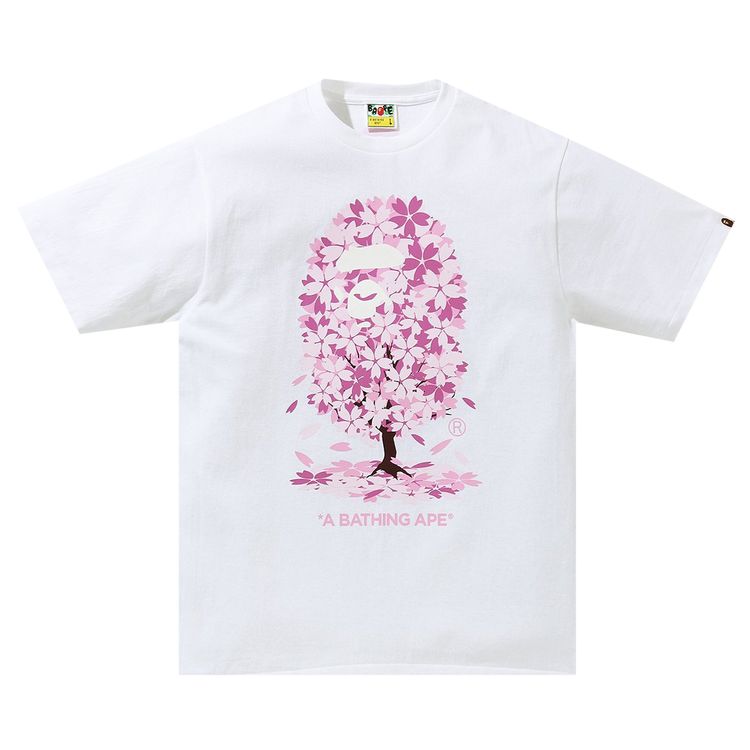BAPE Sakura Tee White
