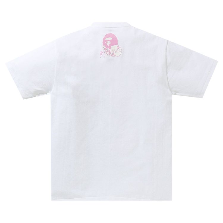 BAPE Sakura Tee White