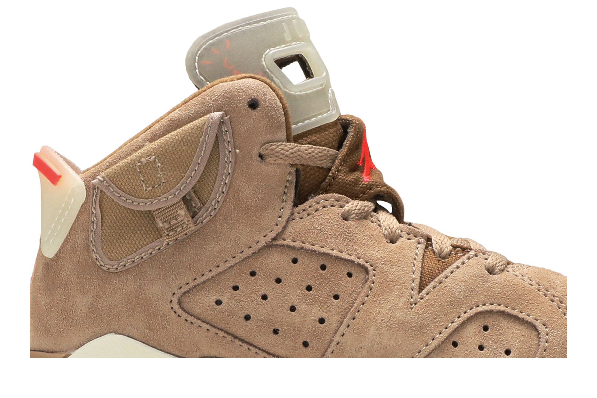 Size 10.5 Travis Scott x Air Jordan 6 Retro PS British Khaki