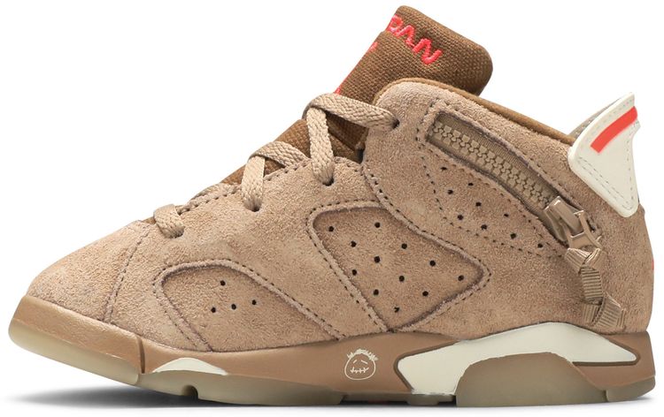 Travis Scott x Air Jordan 6 Retro TD British Khaki