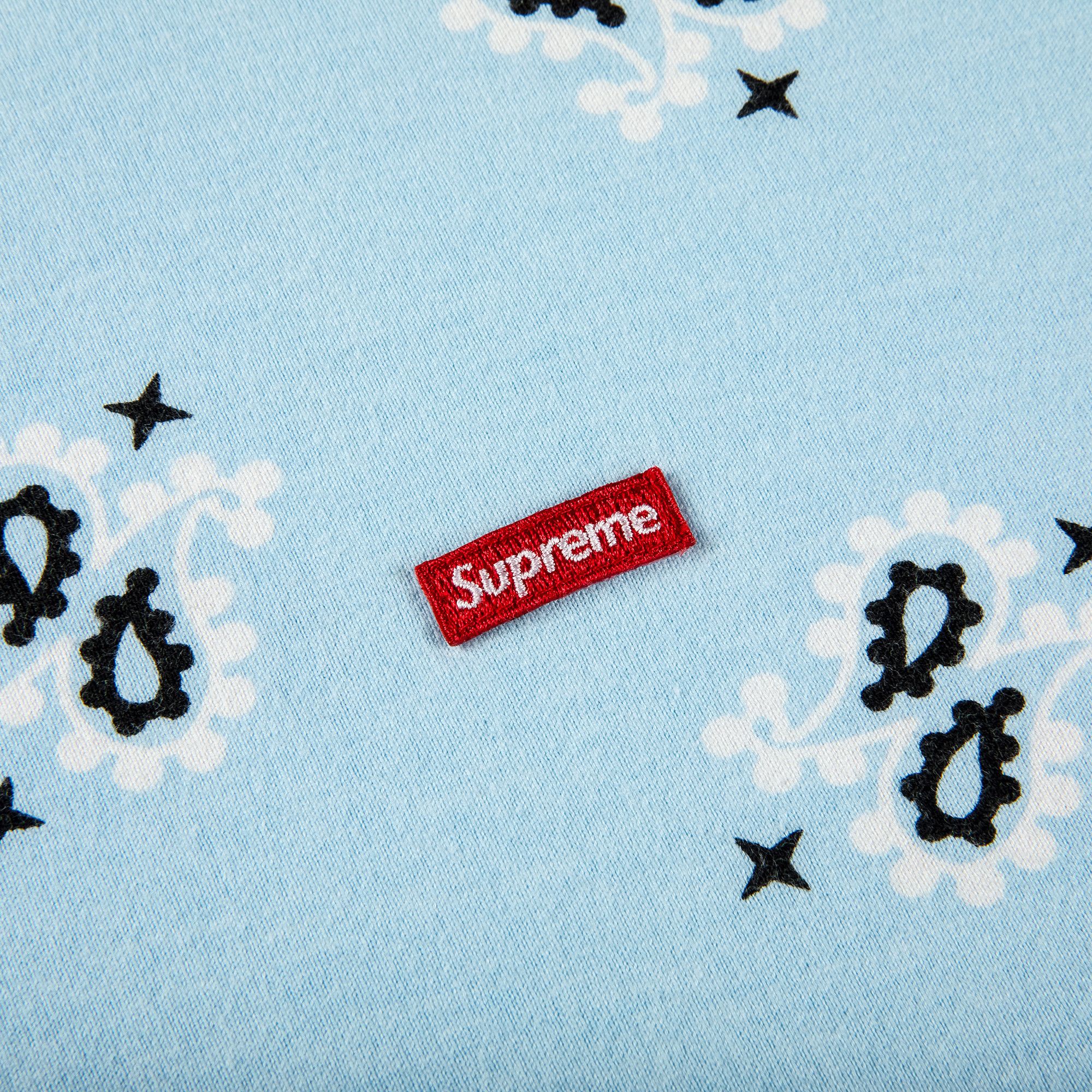 パーティを彩るご馳走や Buy SS21KN3 - Bandana' Blue 'Light Tee Box Small Supreme Tシャツ/カットソー(半袖/袖なし)