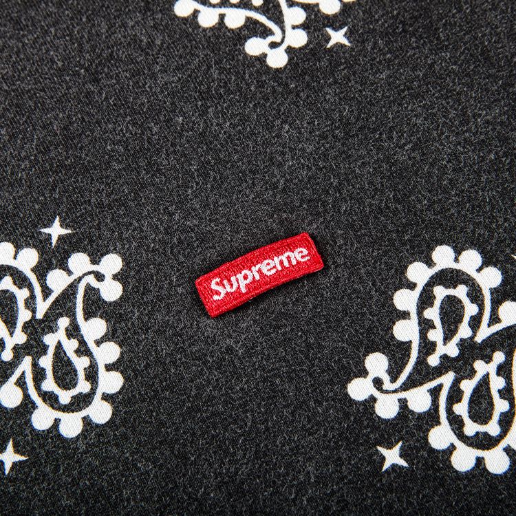 Supreme Small Box Tee Black Bandana