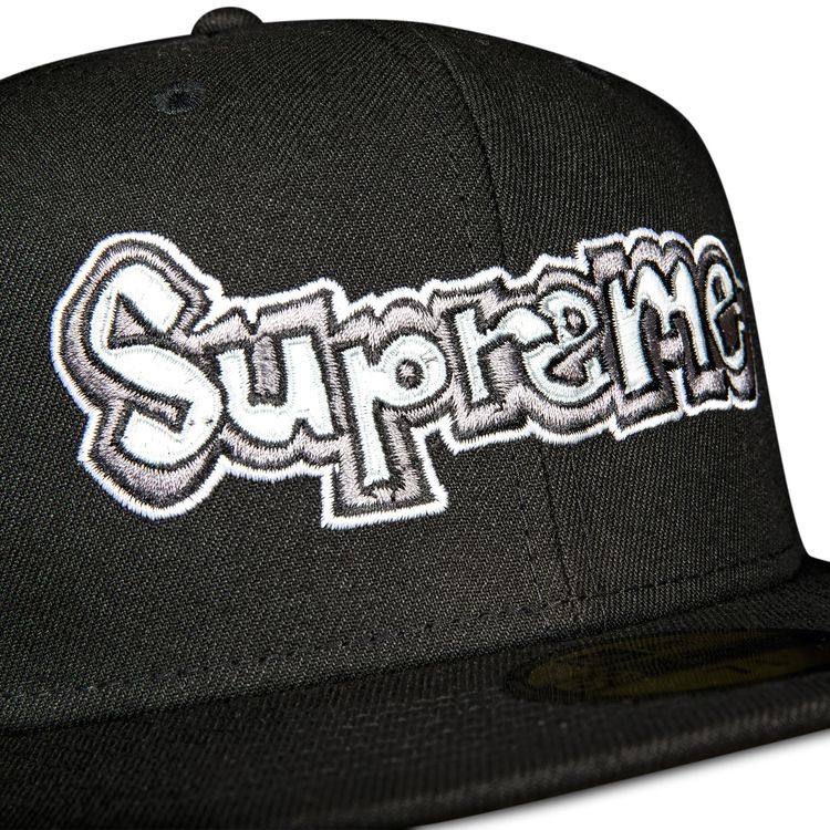 Supreme x New Era Gonz Logo Hat Black