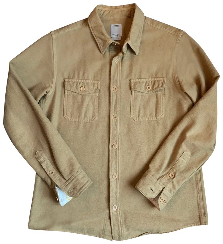 Visvim Black Elk Flannel Beige