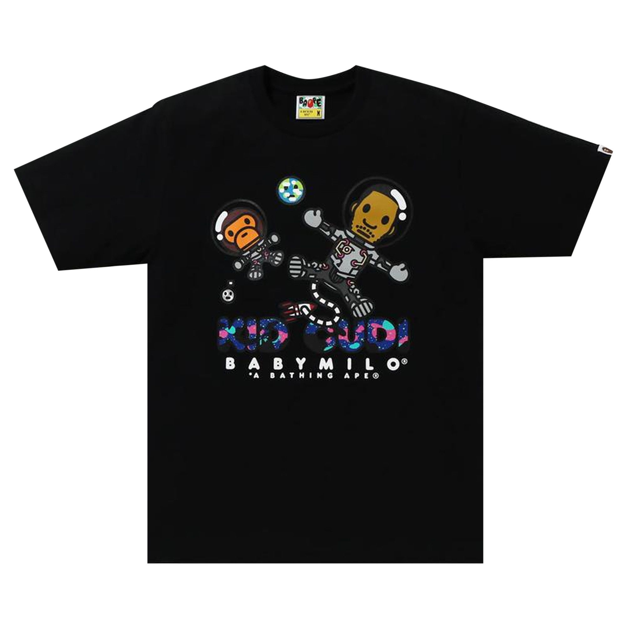 Buy BAPE x Kid Cudi Baby Milo Moon Man Tee 'Black' - 2G73 110 901 BLACK |  GOAT