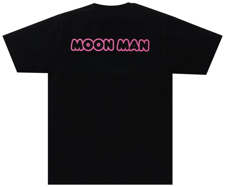 BAPE x Kid Cudi College Moon Man Tee Black