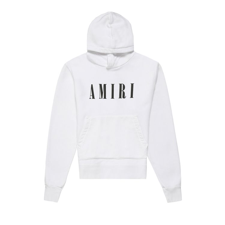 Amiri Core Logo Hoodie White