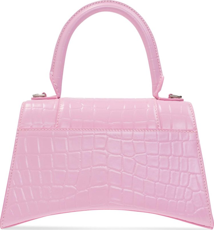 Balenciaga Small Hourglass Top Handle Bag Pink