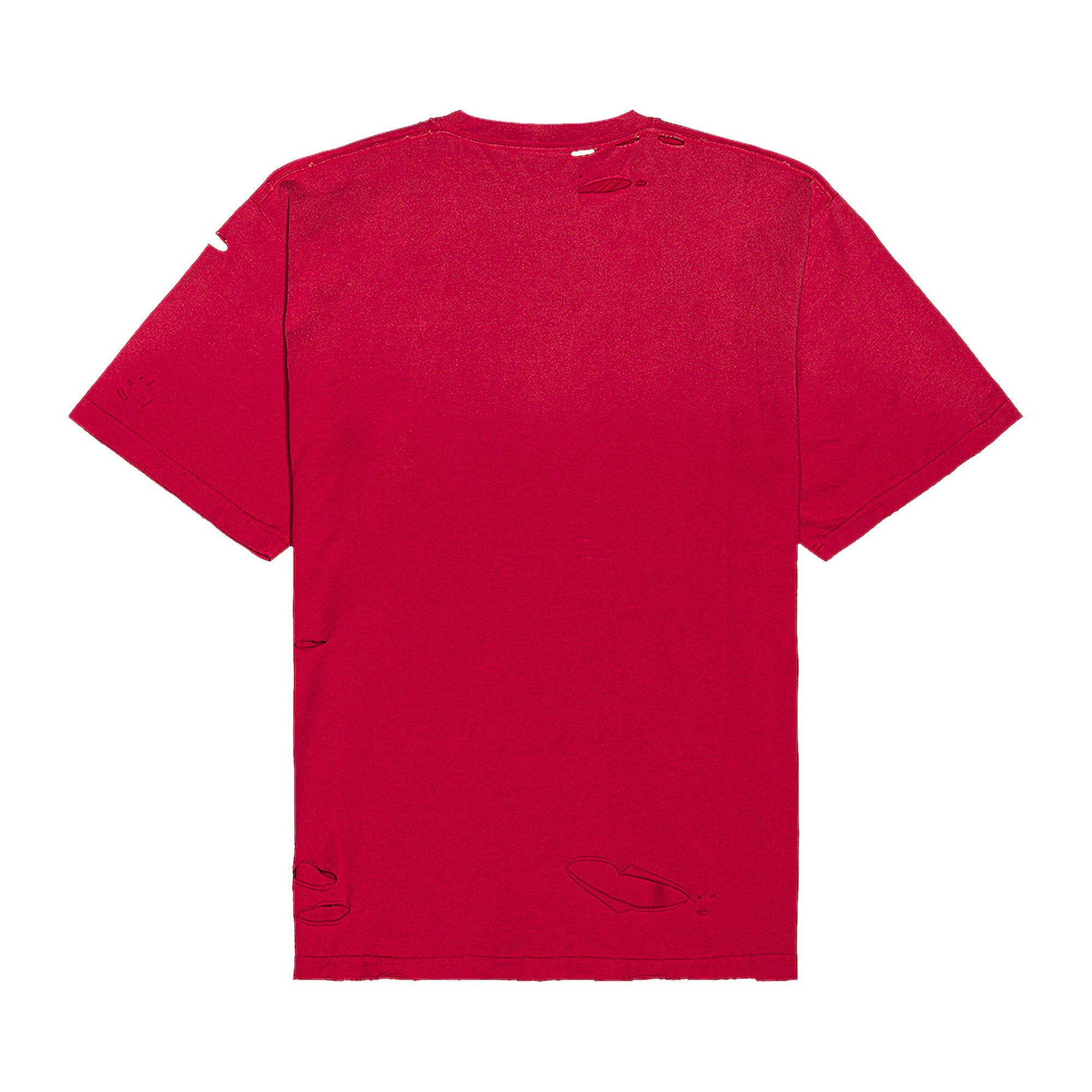 Buy Balenciaga Boxy T Shirt Raspberry White 651795 TKVB8 M 6295 GOAT UK