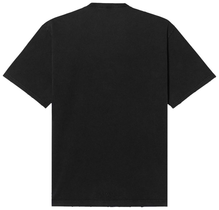 Balenciaga Short Sleeve T Shirt Black