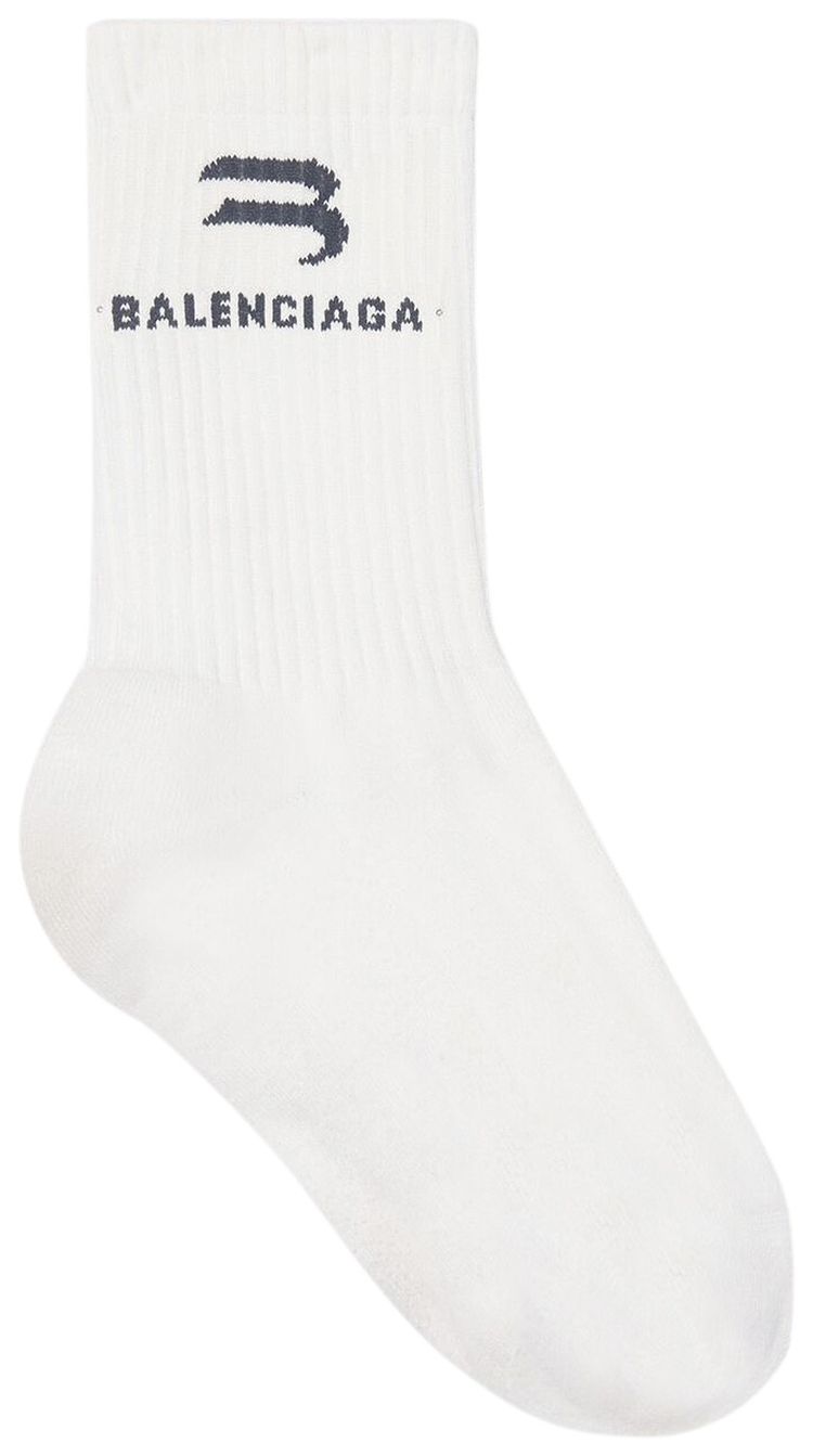 Balenciaga Glow In The Dark Socks WhiteBlack