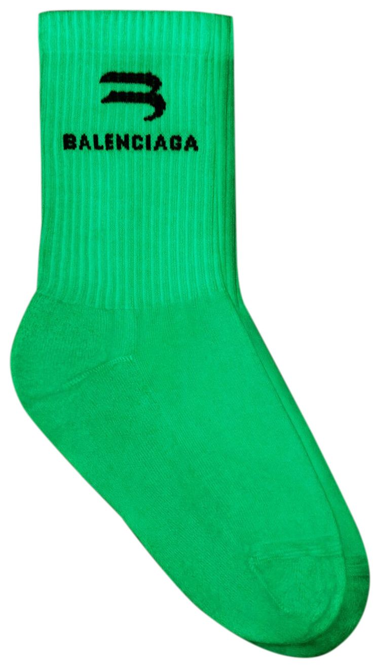 Balenciaga Glow In The Dark Socks WhiteBlack