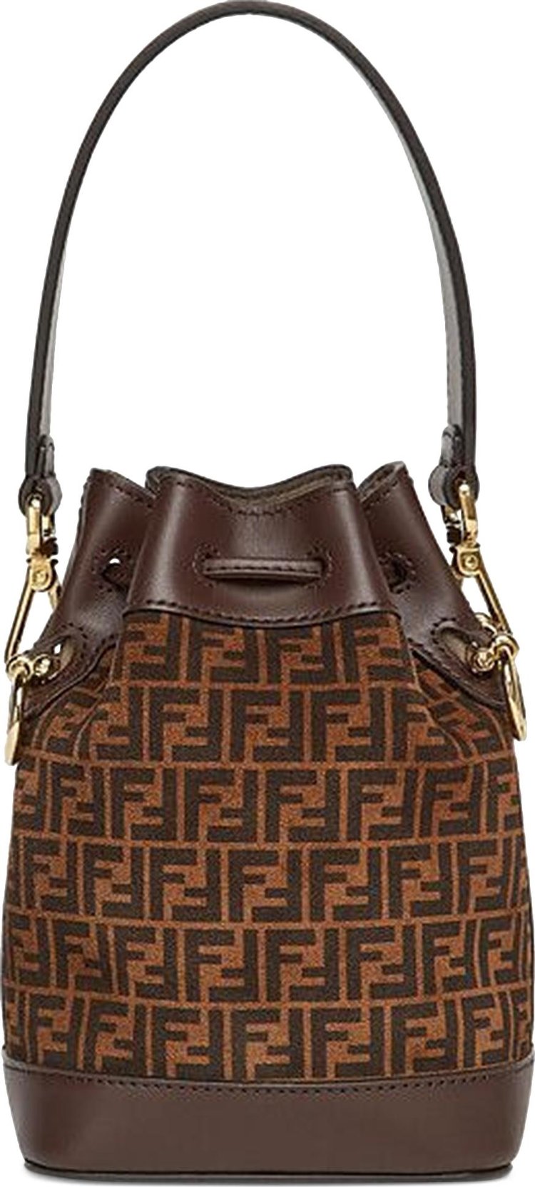 Fendi Mini Mon Tresor Bag Brown