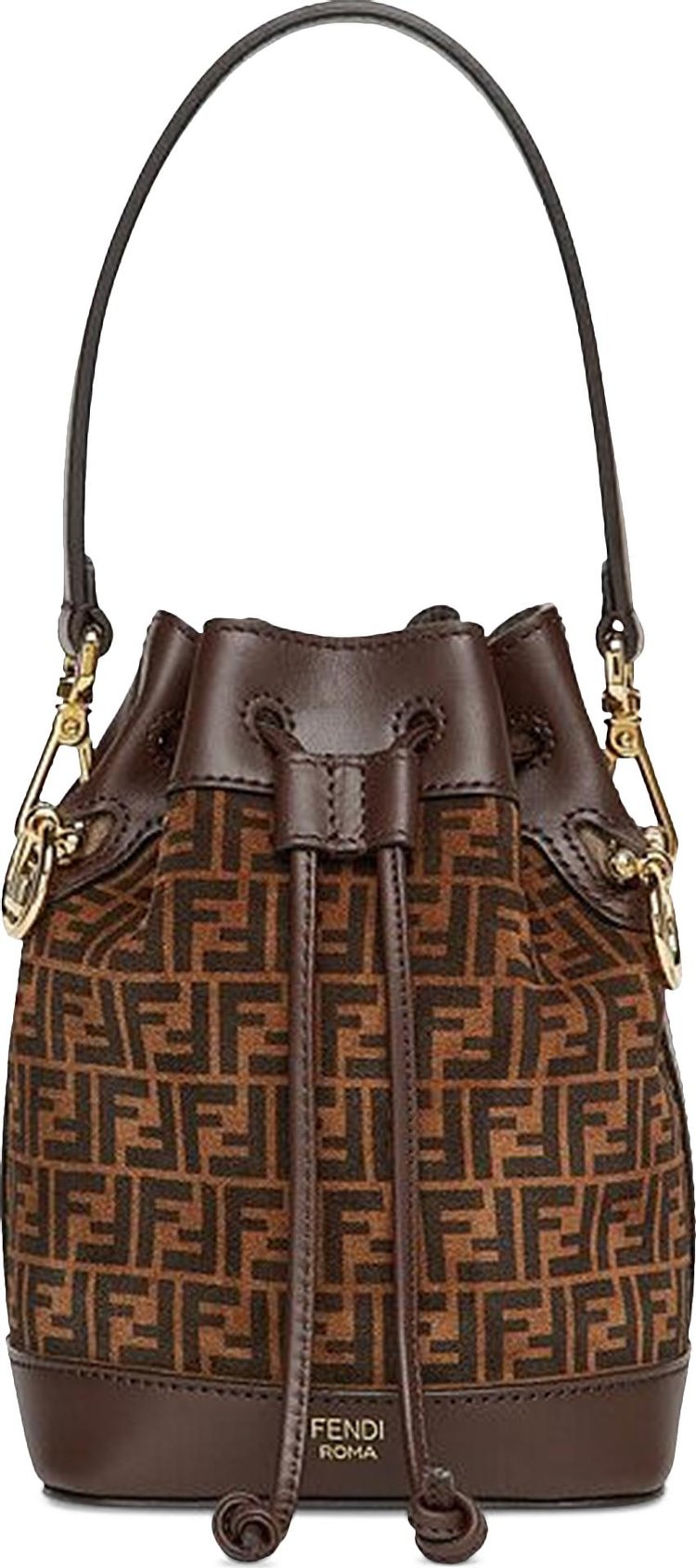 Fendi Mini Mon Tresor Bag Brown