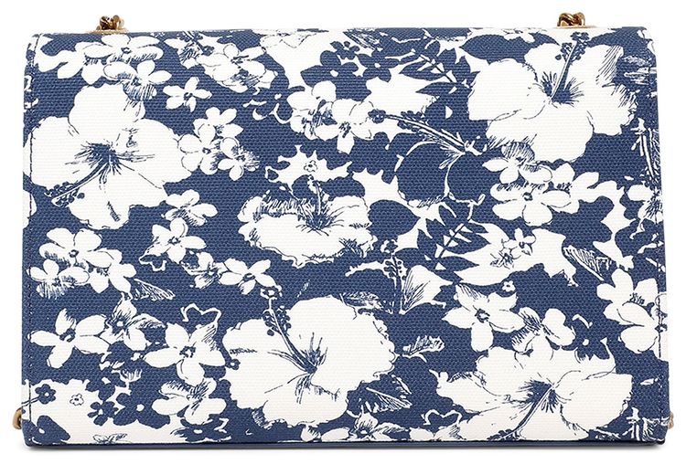 Saint Laurent Small Kate Chain Bag BlueBlanc