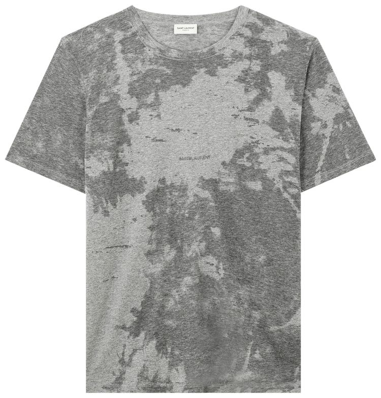 Saint Laurent Jersey Rive Gauche T Shirt Gris Chine