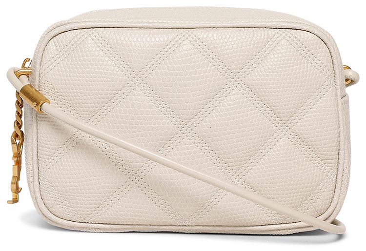 Saint Laurent Small Becky Camera Bag Crema