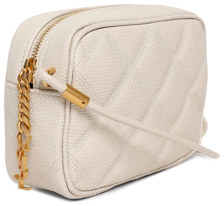 Saint Laurent Small Becky Camera Bag Crema