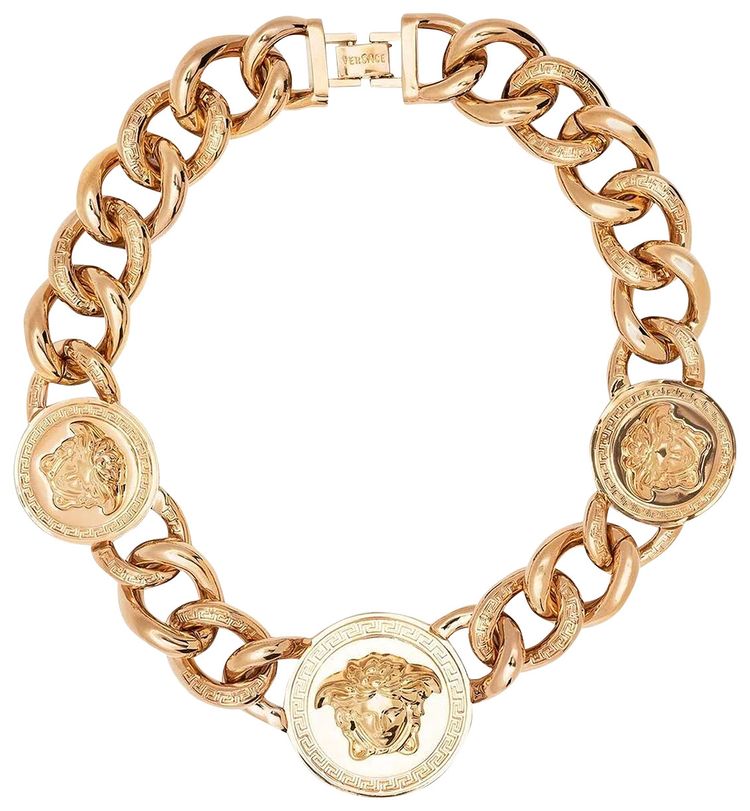 Versace Medusa Chain Necklace Gold