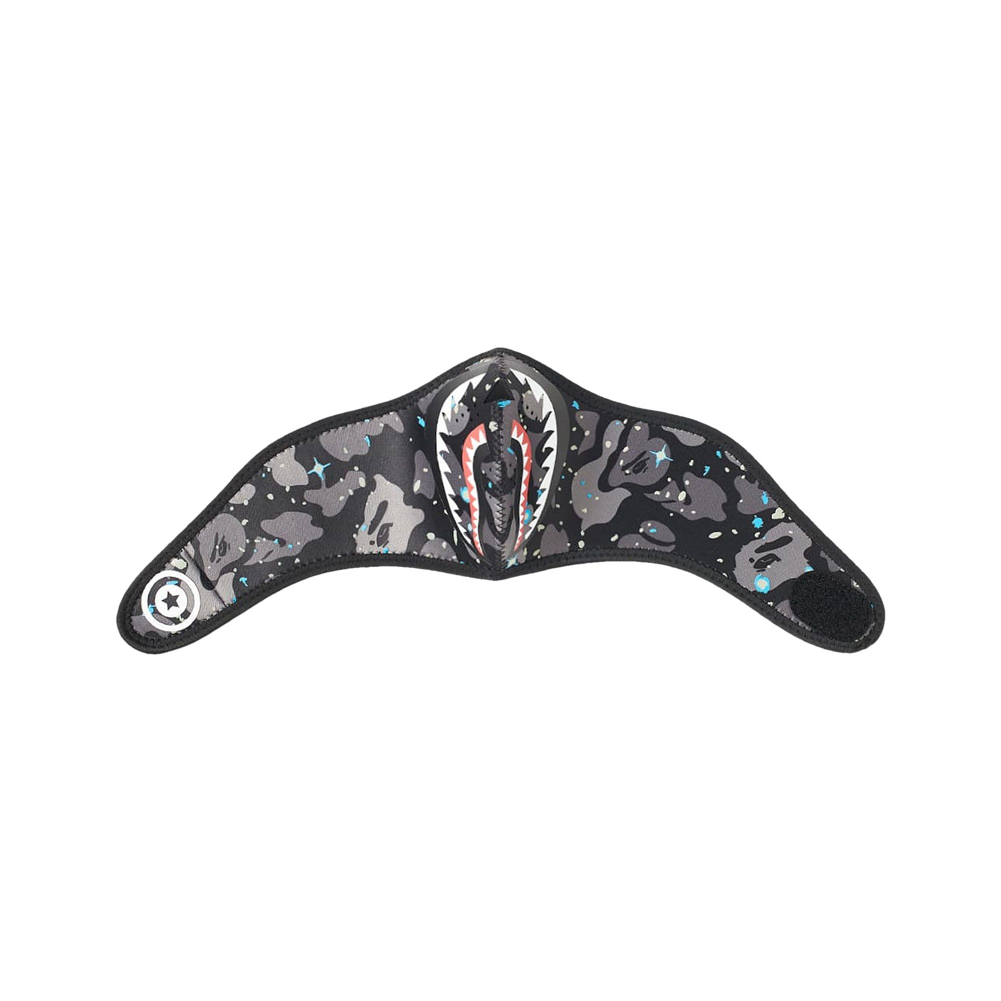 Buy BAPE Space Camo Shark Mask 'Black' - 1G70 182 139 BLACK