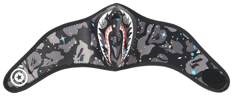 BAPE Space Camo Shark Mask Black