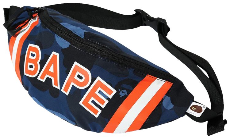BAPE Color Camo Waist Bag Navy