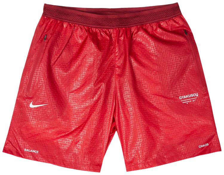 Nike x Undercover Gyakusou Shorts Gym RedTough Red