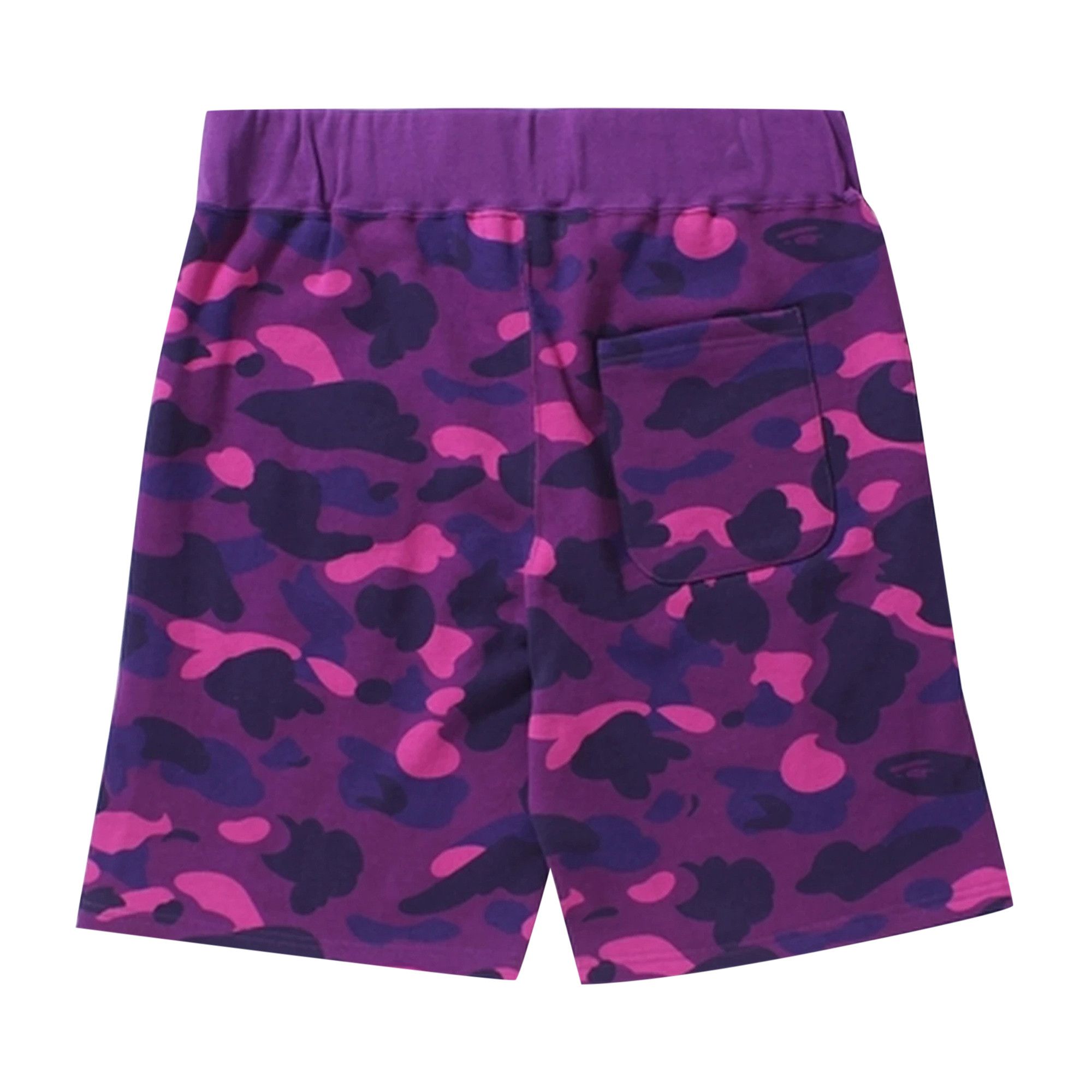 Buy BAPE Color Camo Shark Sweat Shorts Purple 1D80 153 006 PURPLE GOAT CA