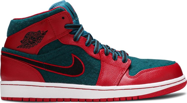 Air Jordan 1 Mid Gym Red Dark Sea