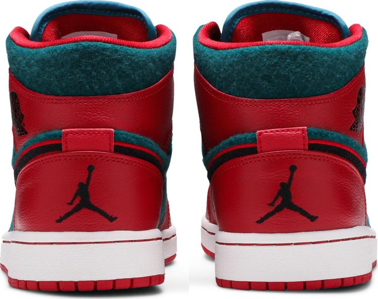 Air Jordan 1 Mid Gym Red Dark Sea