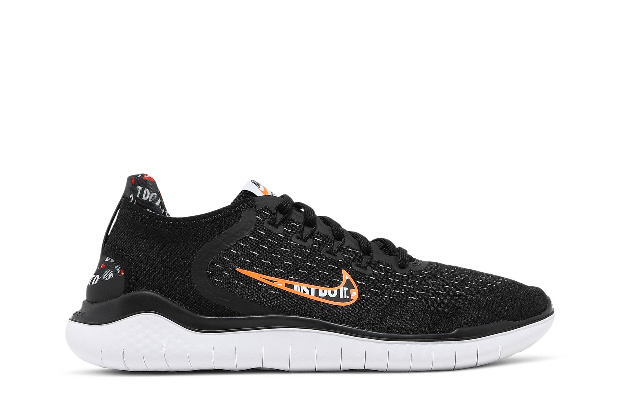 Mens nike free rn 2018 black online