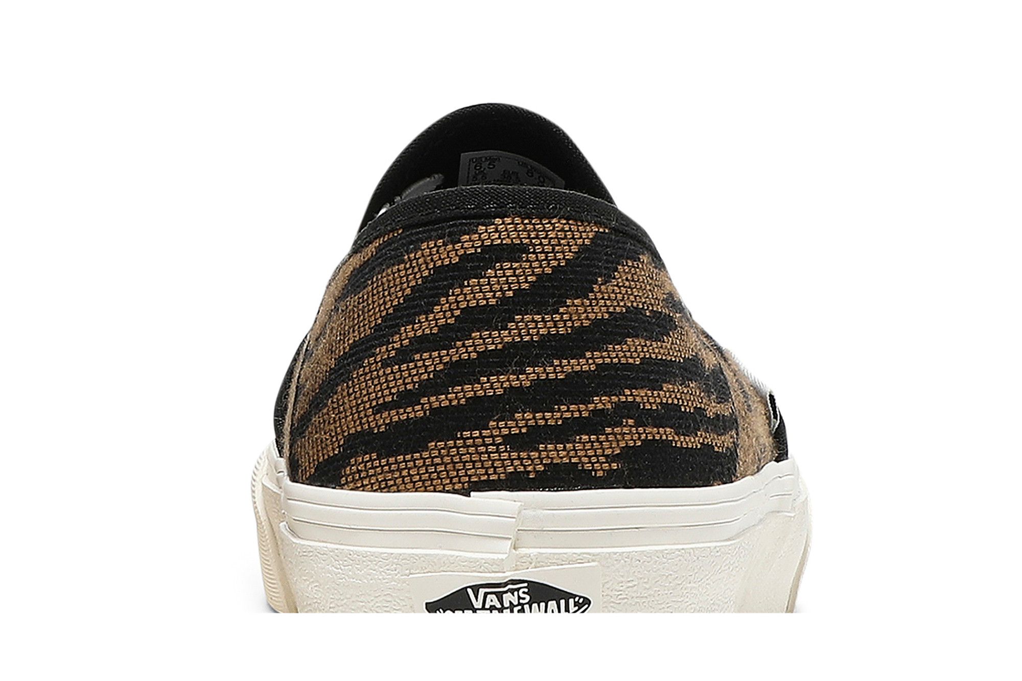 Vans woven tiger slip on outlet