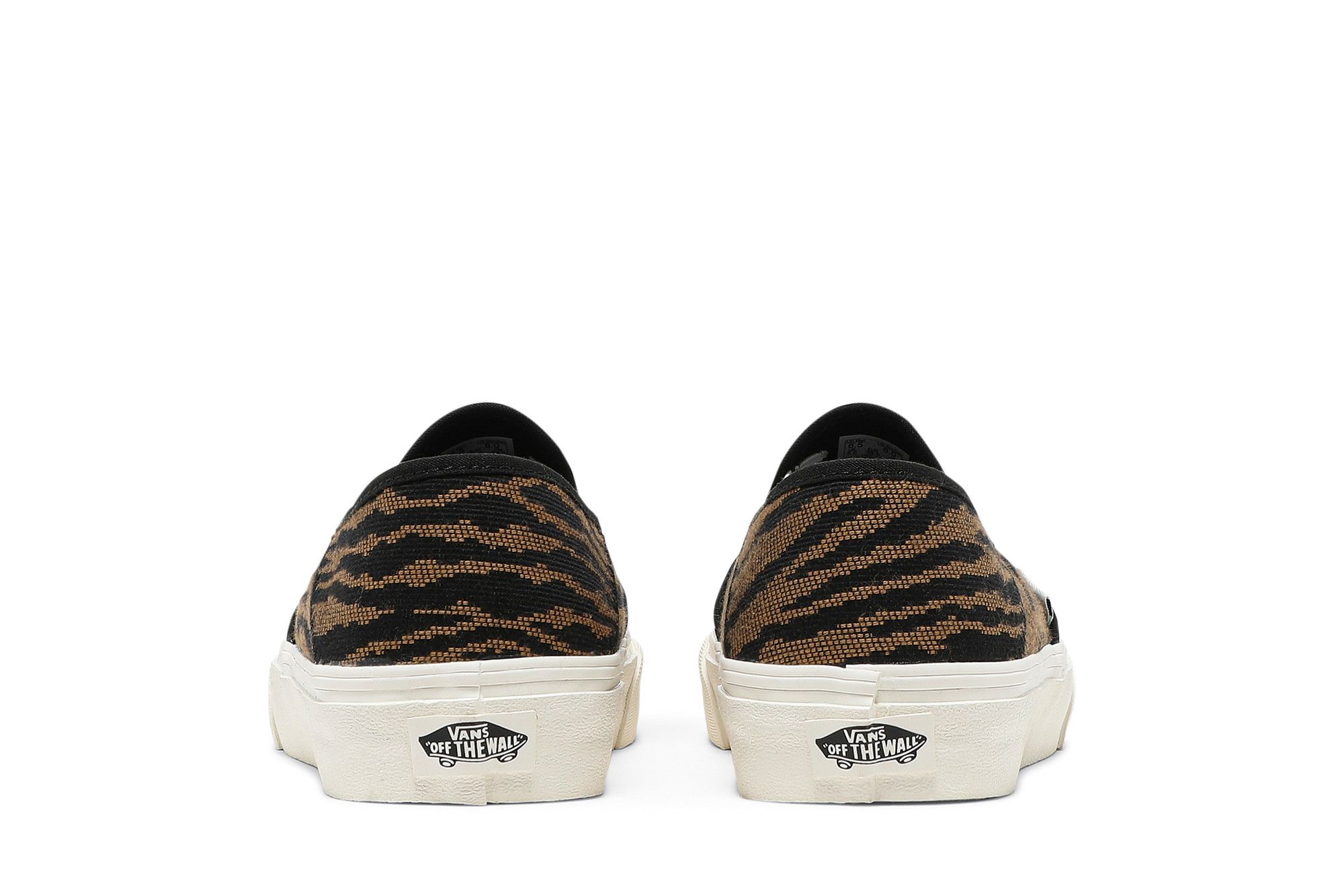Woven tiger vans cheap