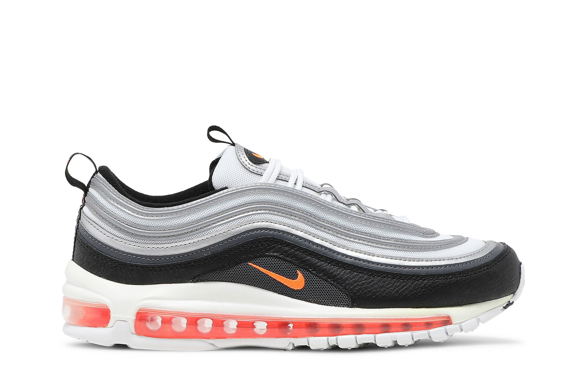 Air max 97 black white orange cheap