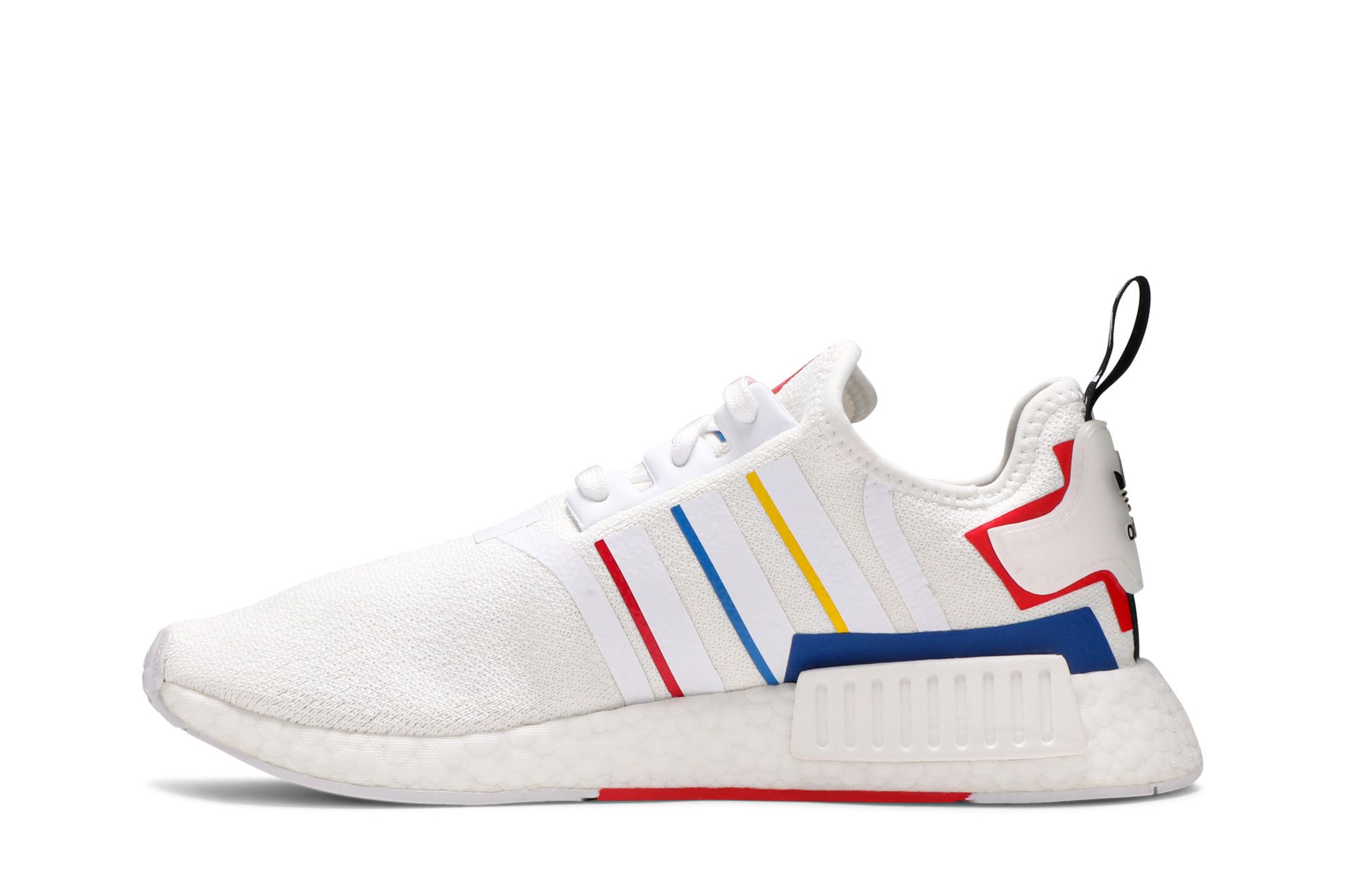 Adidas nmd r1 white red blue hotsell