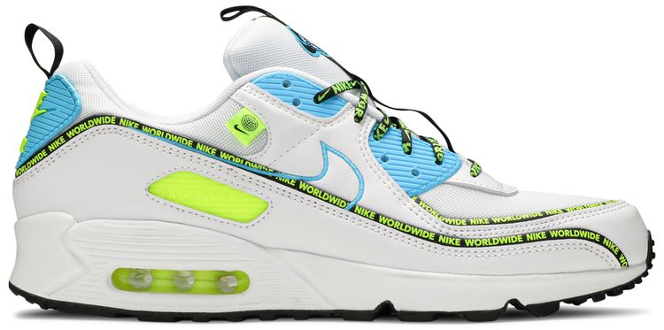 Nike Air Max 90 SE Worldwide Pack   Blue Fury Volt