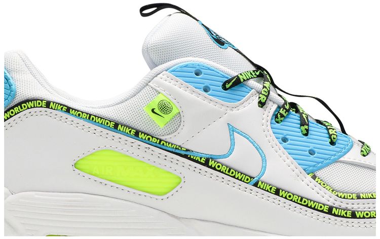 Nike Air Max 90 SE Worldwide Pack   Blue Fury Volt