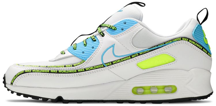 Nike Air Max 90 SE Worldwide Pack   Blue Fury Volt