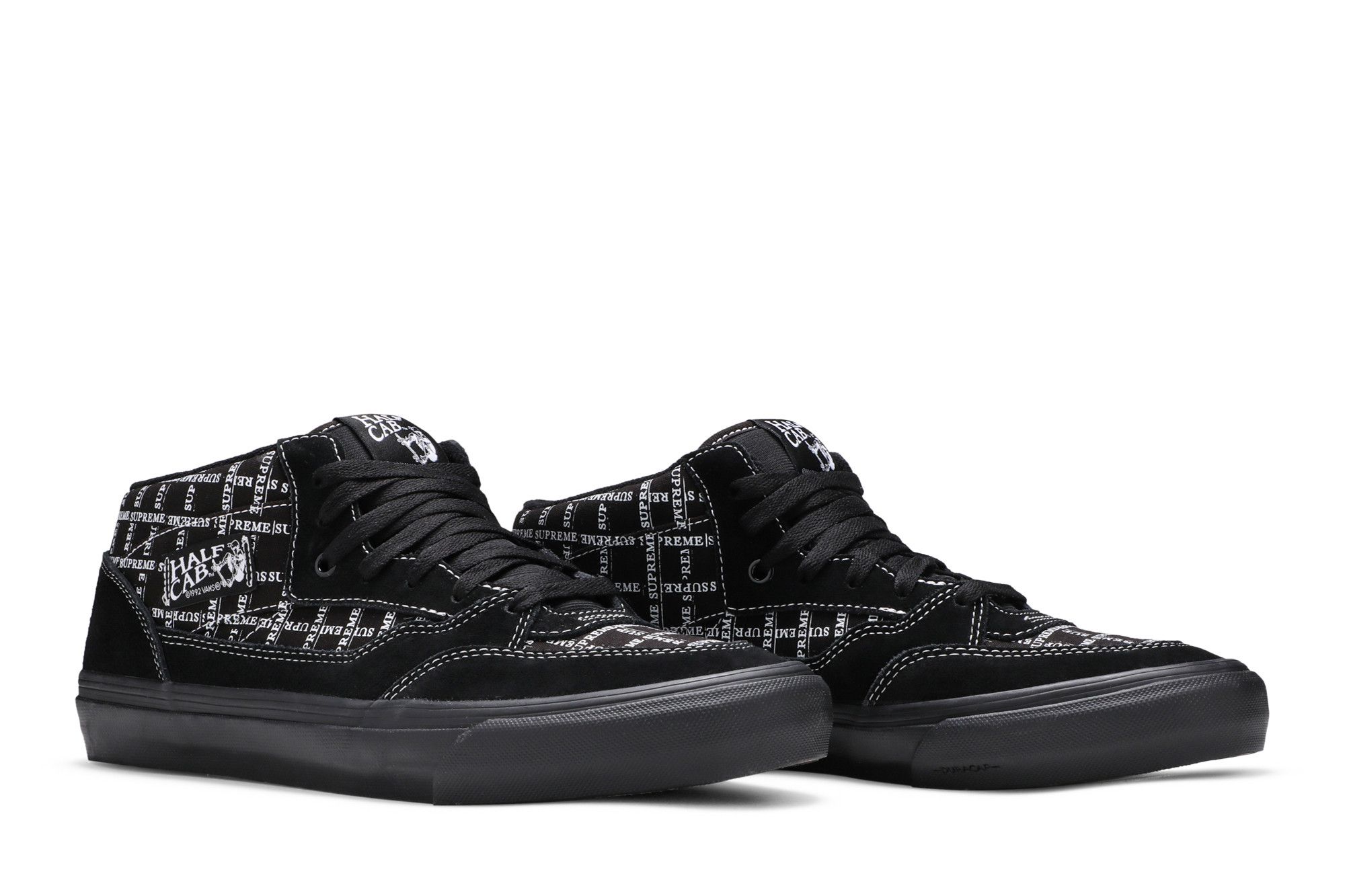 supreme vans half cab 黒 26.0cm （Supreme × Vans Leopard