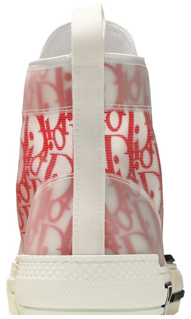 Dior B23 High Dior Oblique   White Red