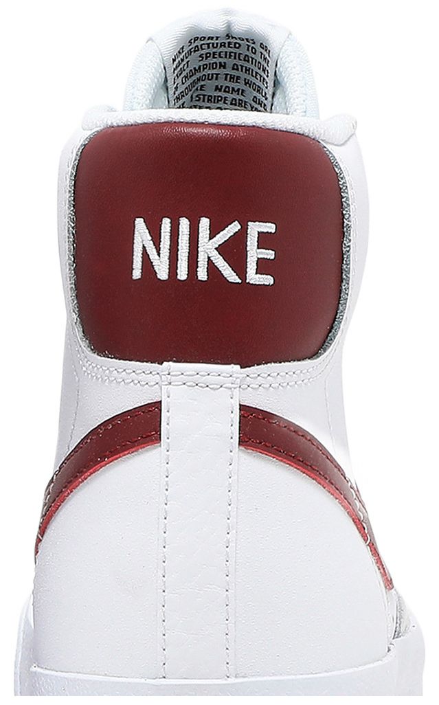 Nike Blazer Mid 77 GS White Team Red