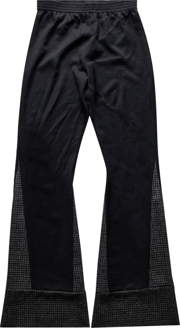 Raf Simons Flared Jogger With Wool Inserts BlackBlue