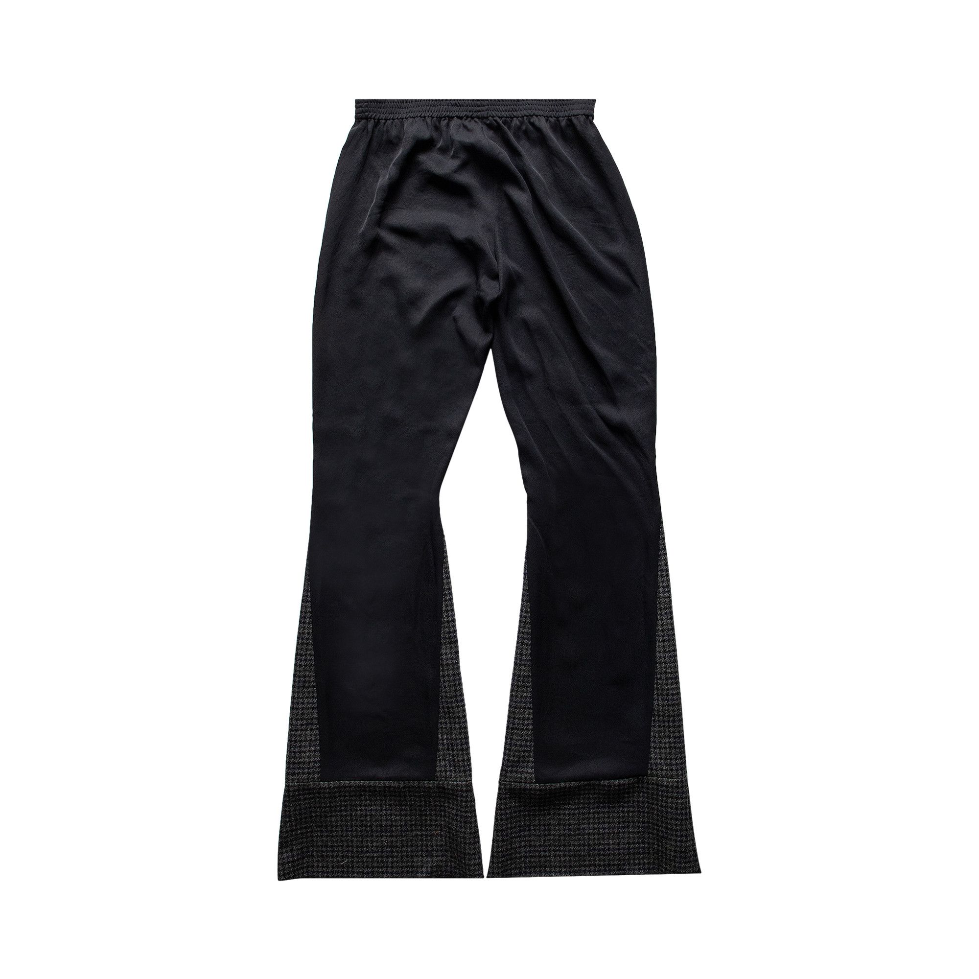 Buy Raf Simons Flared Jogger With Wool Inserts Black Blue 211 M35 BLAC GOAT